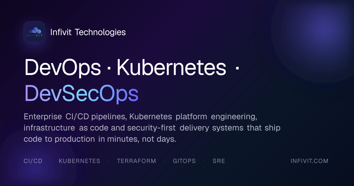 DevOps and DevSecOps Consulting | Infivit Technologies